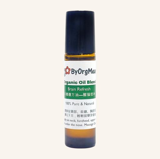 ByOrgMeans Organic Oil Blend - Brain Refresh 10ml Roll-On - image 1