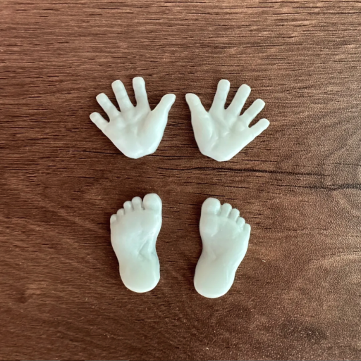 Breast Milk Beads with Footprint & Handprint - image 3
