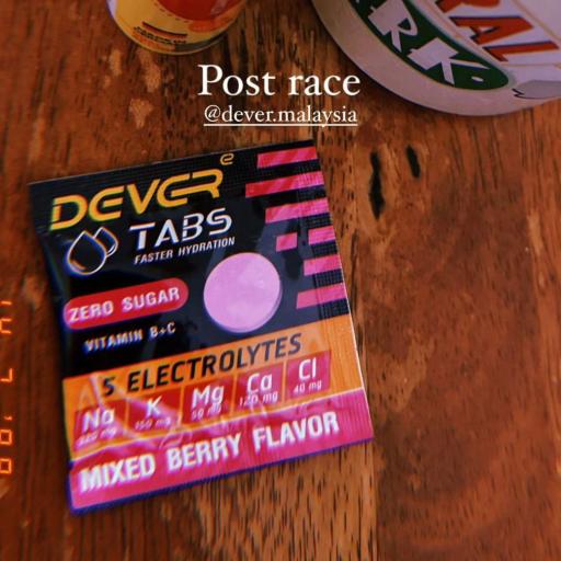 DEVER Electrolyte Salt Effervescent Tablet - Mix Berry & Orange Flavour (Bundle) - image 4