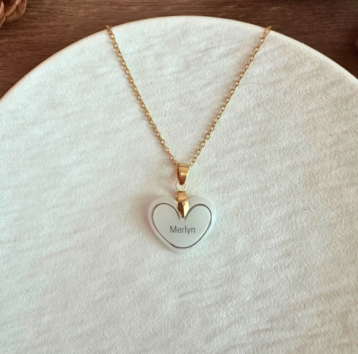 Callie Love Breast Milk Pendant (Name + Hair Curl) - image 1