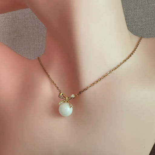 Celestial Ribbon Breast Milk Keepsake Pendant - image 4