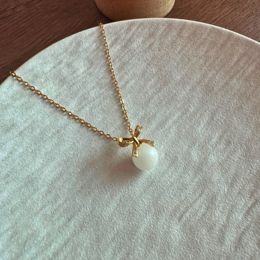 Celestial Ribbon Breast Milk Keepsake Pendant - image 2