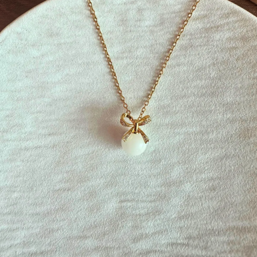 Celestial Ribbon Breast Milk Keepsake Pendant - image 1