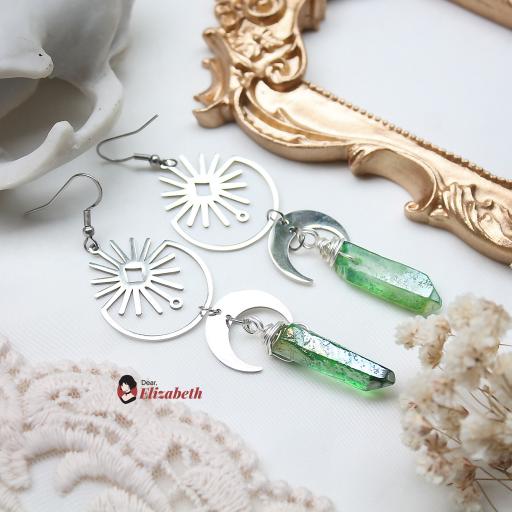 Charelle Astral Quartz Crystal Earring - image 3