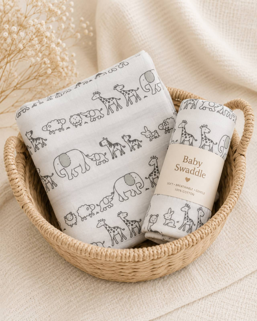 Angeliz Bear Friend Outing Baby Hamper Set 10 Pcs- Neutral ( For Twin) - image 6