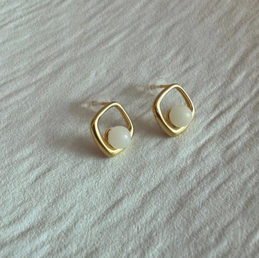 Chloe Timeless treasure Minimalist Breast Milk Earring - image 1