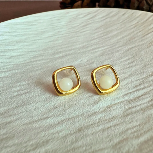 Chloe Timeless treasure Minimalist Breast Milk Earring - image 2