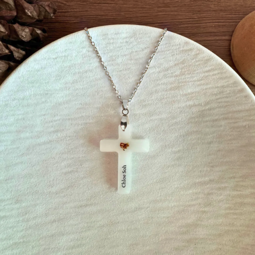 Cross Pendant with Personalized name - image 3