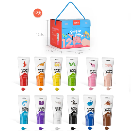 Mideer Finger Paint (Set of 12 Colours) - image 5