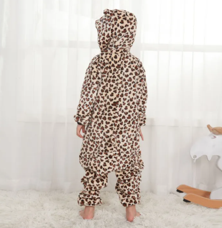 Costume Animal Fleece Kids Leopard (100 - 140) - image 2