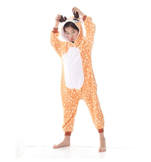 Costume Animal Kids Fleece Deer (100 - 140) - image 1