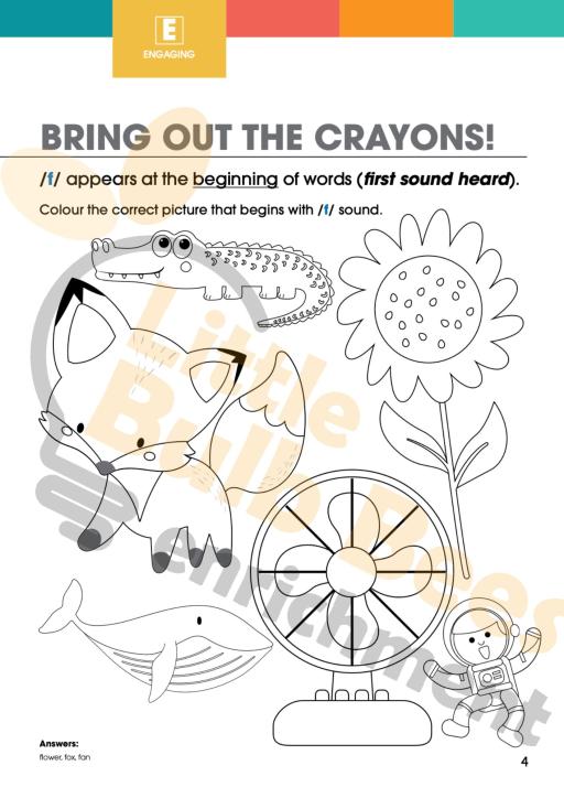 L.E.A.R.N Letter F Activity Book (Printable) - image 3