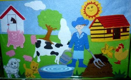 Felt Story Board : Farm Stay - image 1
