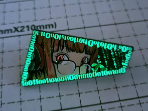 Oracle Eyes Enamel Pin - image 2