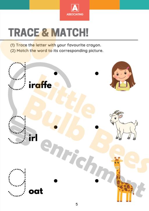 L.E.A.R.N Letter G Activity Book (Printable) - image 4