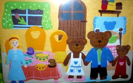 Felt Story Board : Goldilocks & The 3 Bears - image 1