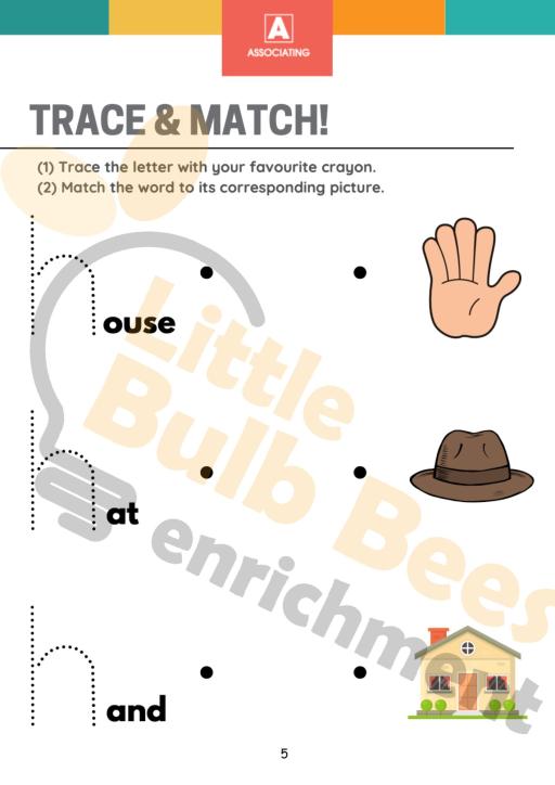 L.E.A.R.N Letter H Activity Book (Printable) - image 4