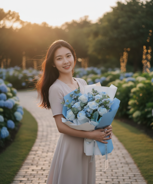 Icy Petals 冰蓝花瓣 - image 1