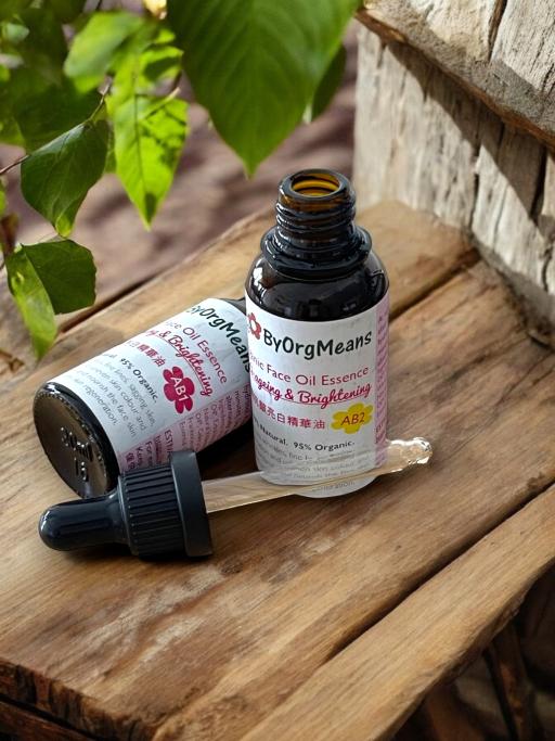 ByOrgMeans Organic Face Serum - Anti-Ageing & Brightening AB1+AB2 30ml+30ml - image 7