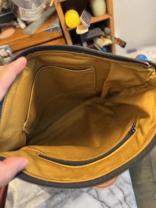 Leather clutch pouch - image 3