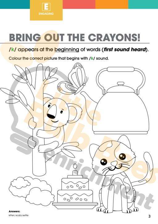 L.E.A.R.N Letter K Activity Book (Printable) - image 3