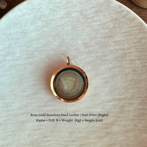 Keepsake Locket | Name + D.O.B + Weight + Height - image 6