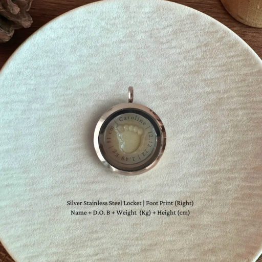 Keepsake Locket | Name + D.O.B + Weight + Height - image 2