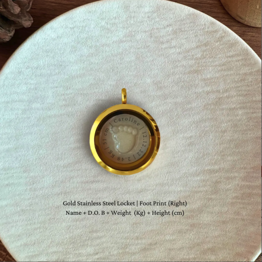 Keepsake Locket | Name + D.O.B + Weight + Height - image 4