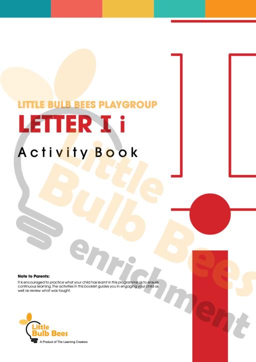 L.E.A.R.N Letter I Activity Book (Printable) - image 1