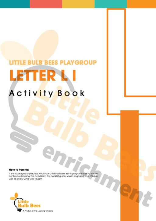 L.E.A.R.N Letter L Activity Book (Printable) - image 1