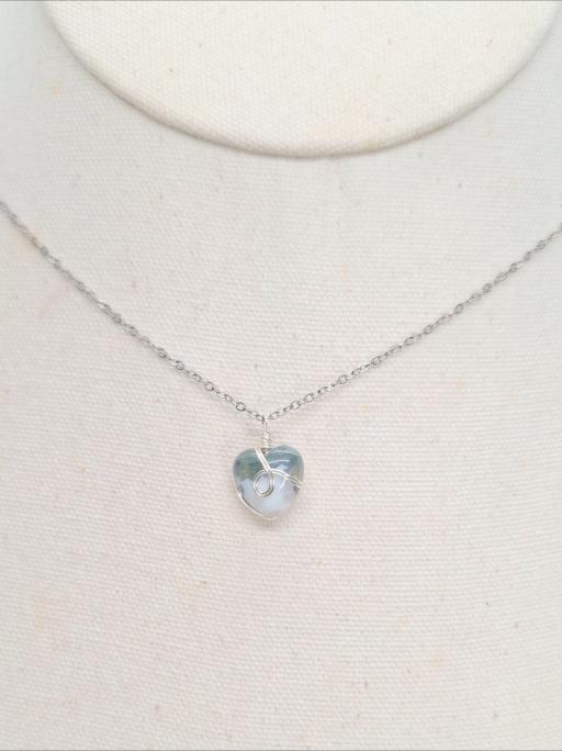 Little Jasper Heart Pendant - image 6