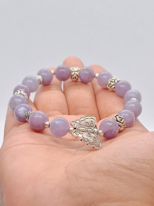 Lepidolite Butterfly Bracelet - image 3