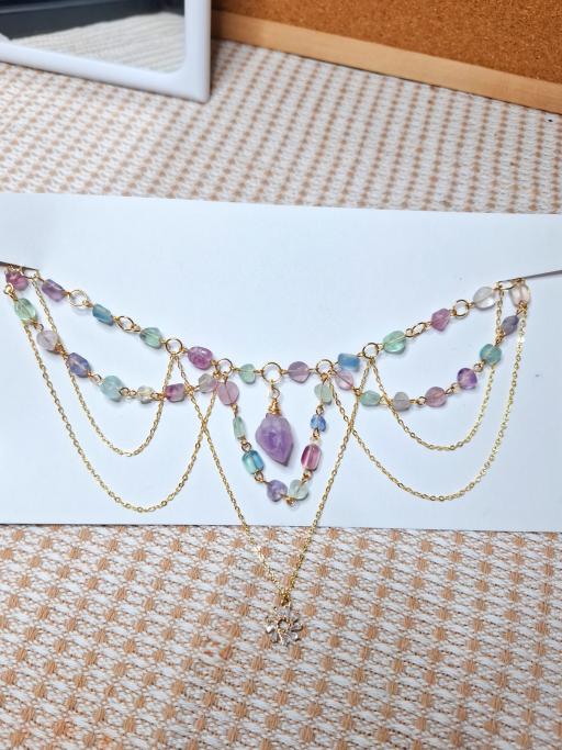 Fluorite Reverie Necklace - image 2
