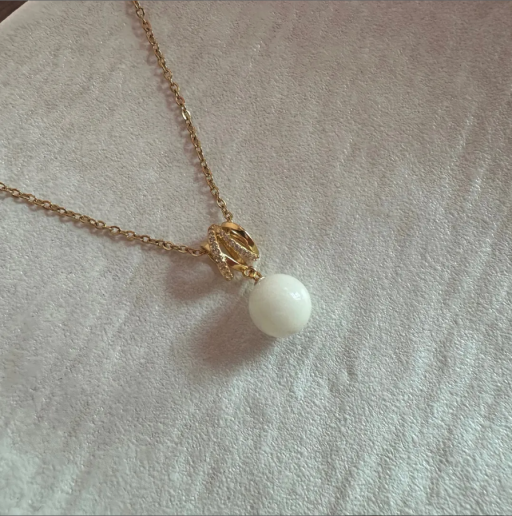 Lynn Infinite Bow Pendant - image 1