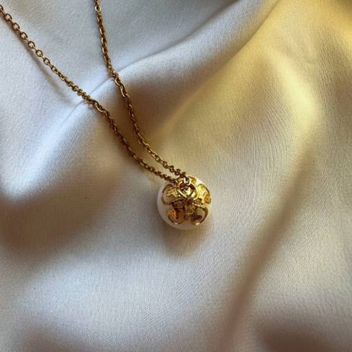 Floral Basic Pearl Shaped Pendant - image 3