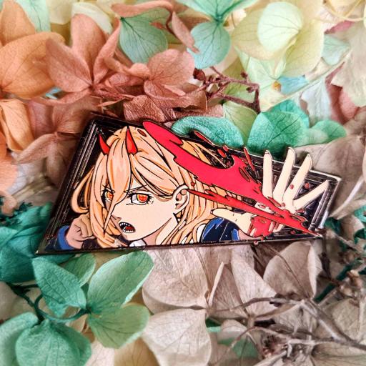 Blood Eyes Enamel Pin - image 1