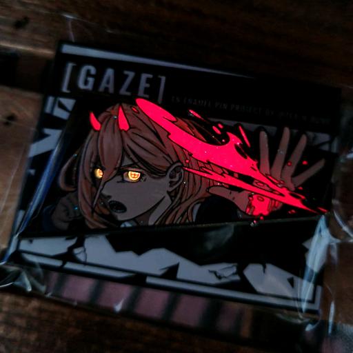 Blood Eyes Enamel Pin - image 2