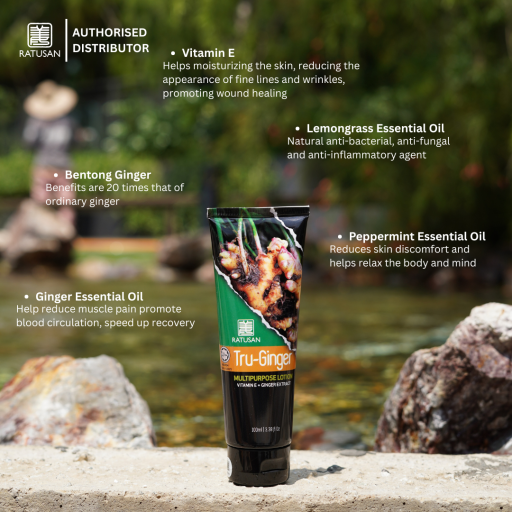 Tru-Ginger Multipurpose Lotion 100ml – Natural Pain Relief, Better Sleep & Skin Health - https://hitpay-production.s3.ap-southeast-1.amazonaws.com/products/product-tru-ginger-02-689c3c9912c0f.png