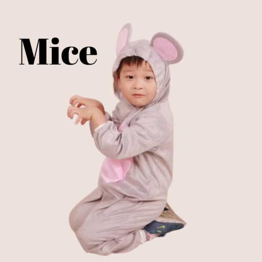 Costume Animal Kids Mice (XS - 2XL) - image 1