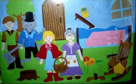 Felt Story Board : Red Riding Hood - image 1