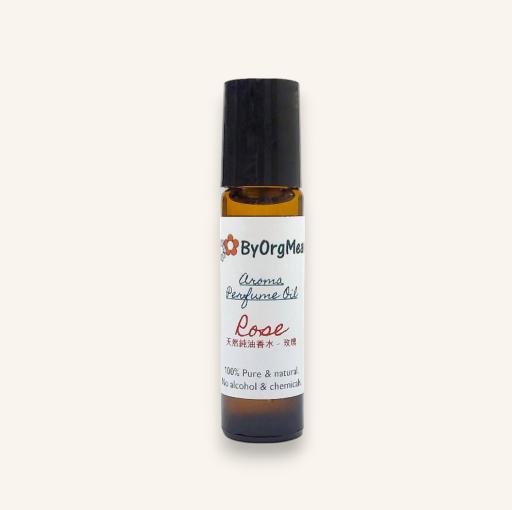 ByOrgMeans Natural Aroma Perfume Oil - Rose 10ml - image 1
