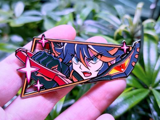 Cutting Eyes Enamel Pin - image 1