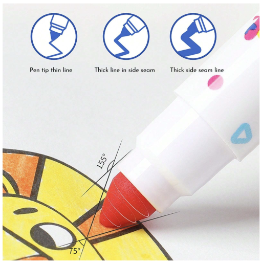 KiddyColour Marker (36 broad line markers) - image 2