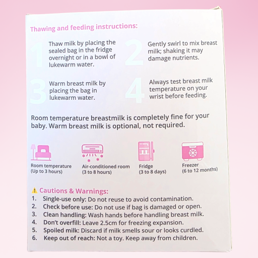Breast Milk Storage Bags (150ML) 30 Pieces - image 8