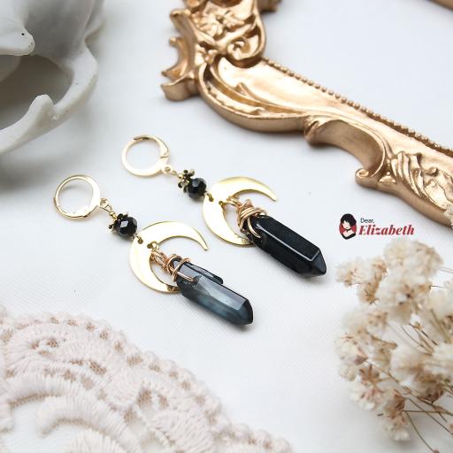 Sierra Luna Astral Moon Quartz Earrings - image 2