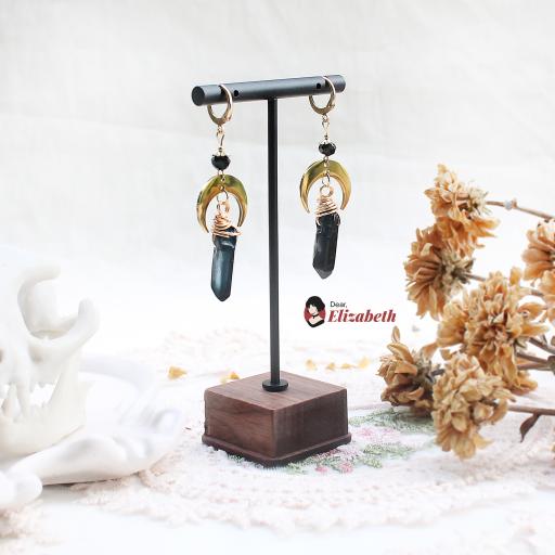 Sierra Luna Astral Moon Quartz Earrings - image 1