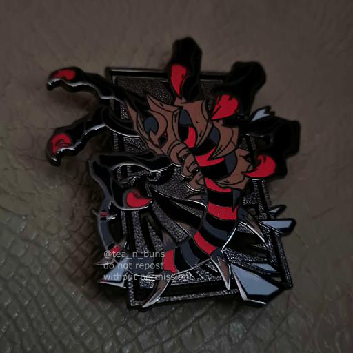 Nether Dragon Enamel Pin - image 2