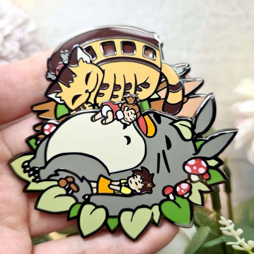 Forest Naptime Spinner Pin - image 1