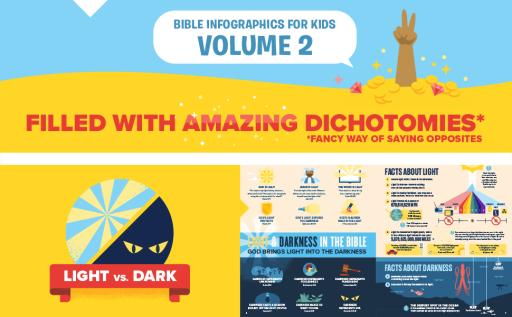 Bible Infographics for Kids Volume 2: Light and Dark, Heroes and Villains, and Mind-Blowing Bible Facts - image 3