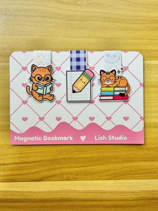Magnetic Bookmarks: Catbook - image 1
